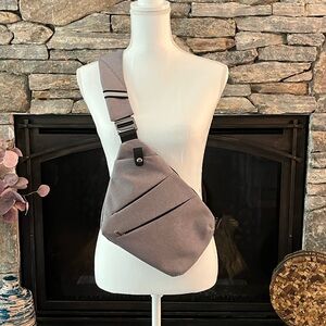 Gray Sling Bag for Travel